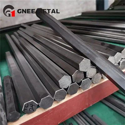 Barra hexagonal de titânio grau 5